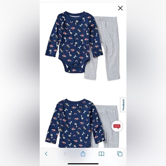 Okie Dokie Baby Boys 2-pc. Pant Set - 6 Months - NWT - Picture 3 of 4